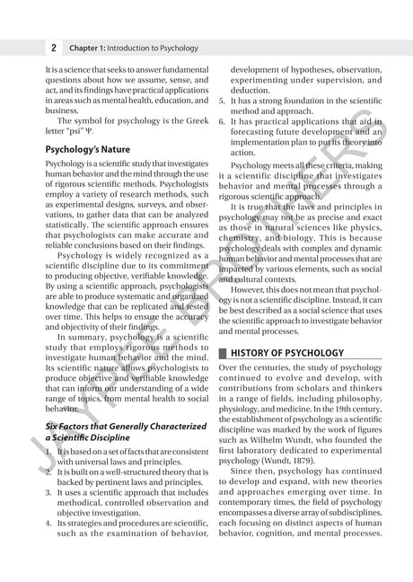 TEXTBOOK OF PSYCHOLOGY - Retail Maharaj