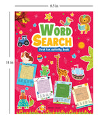 Word Search: First Fun Activity Book for Kids | Beginner Puzzles to Build Vocabulary | Ages 4–7 | 2+ Hours of Interactive Learning - Retail Maharaj