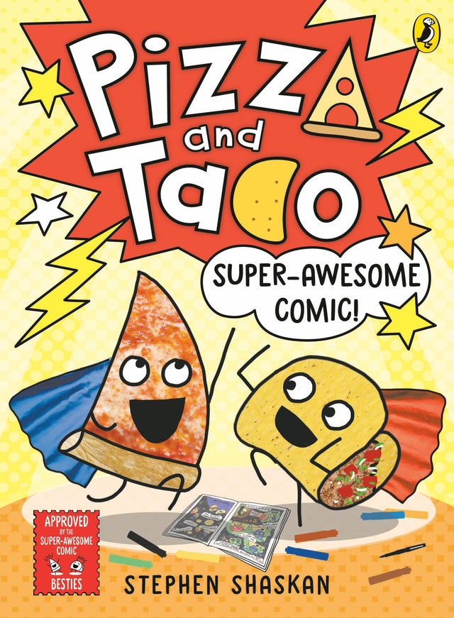 Pizza and Taco: Super-Awesome Comic!: A laugh-out-loud graphic novel for kids - Retail Maharaj