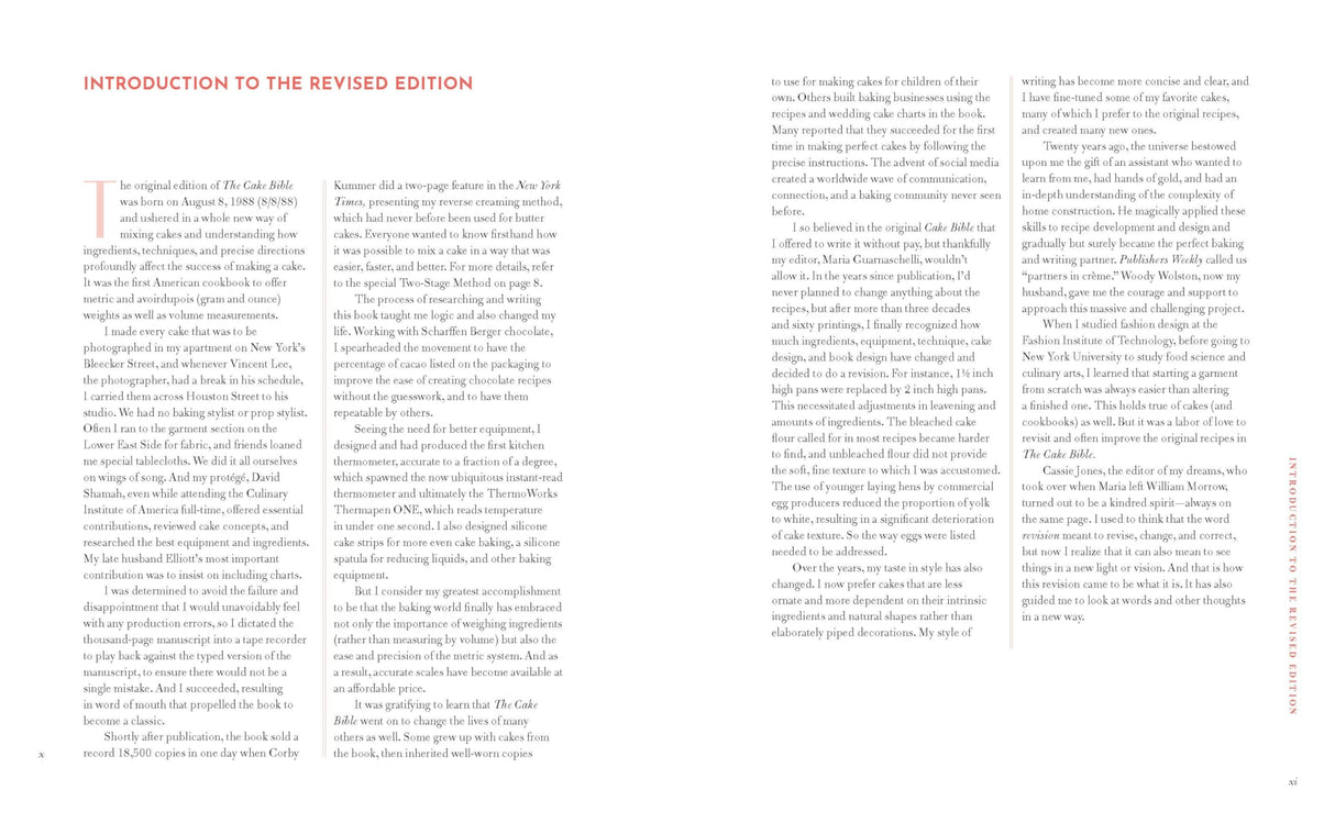The Cake Bible, 35th Anniversary Edition - Retail Maharaj
