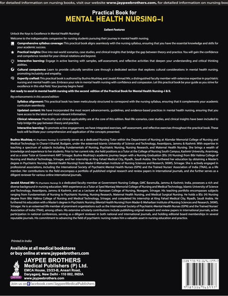 Practical Book for Mental Health Nursing-I - Retail Maharaj