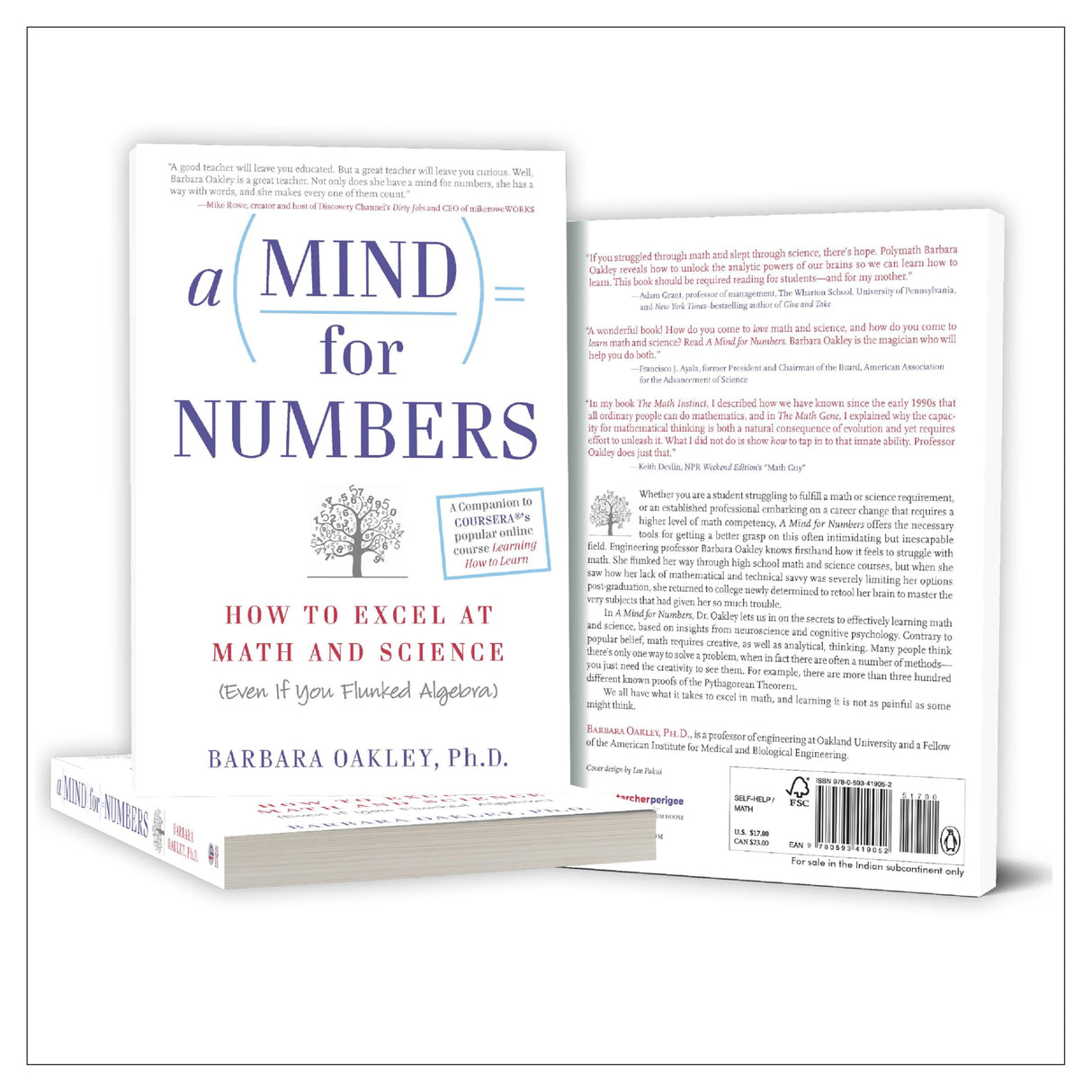 A Mind for Numbers: How to Excel at Math and Science (Even If You Flunked Algebra) | The companion book to COURSERA's wildly popular massive open online course "Learning How to Learn" - Retail Maharaj