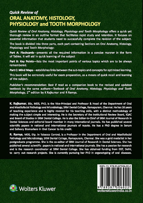 Quick Review of Oral Anatomy, Histology, Physiology and Tooth Morphology - Retail Maharaj