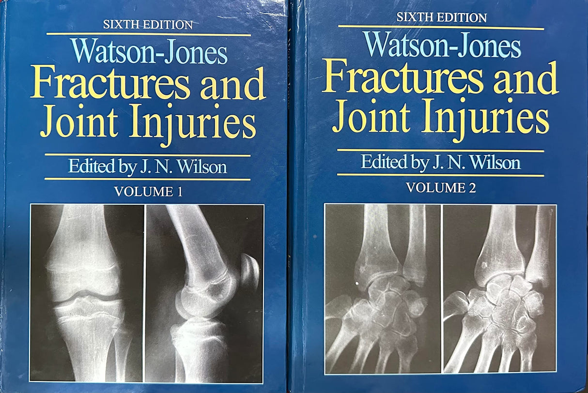 WATSON JONES FRACTURES AND JOINT INJURIES 2 VOLS - Retail Maharaj