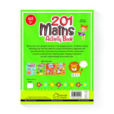201 Maths Activity Book: Fun Activities and Practice Sheets | Learn Counting, Addition & Subtraction | Ages 4–7 | 3 Hours of Interactive Learning - Retail Maharaj