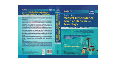 Parikhs Textbook Of Medical Jurisprudence Forensic Medicine And Toxicology For Classrooms And Courtrooms 9Ed (Pb 2025) - Retail Maharaj