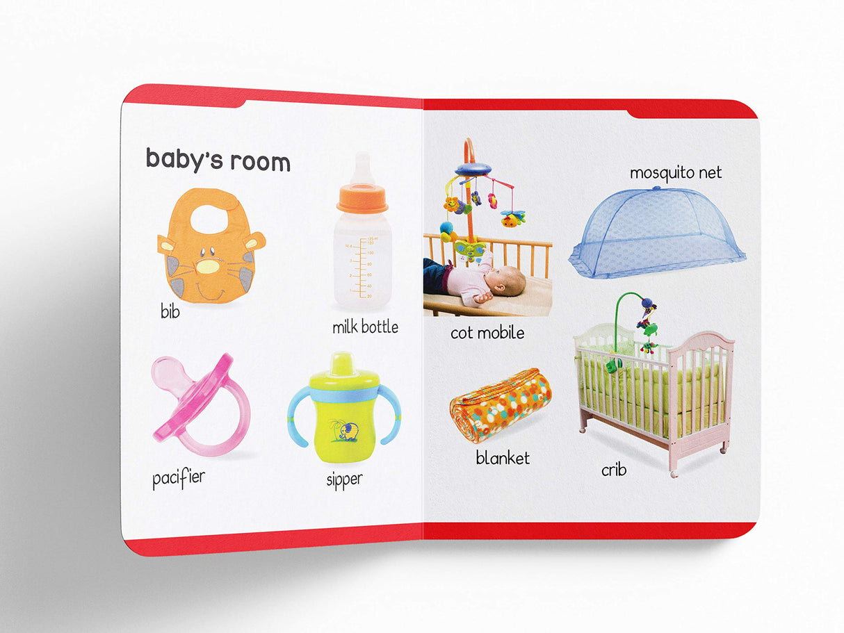 Early Learning Padded Book of Things at Home: Board Book for Kids | Learn About Everyday Household Objects with Bright, Real-Life Pictures | Durable Padded Board Book for Babies, Toddlers & Preschoolers | Ages 0–5 Years - Retail Maharaj