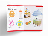 Early Learning Padded Book of Things at Home: Board Book for Kids | Learn About Everyday Household Objects with Bright, Real-Life Pictures | Durable Padded Board Book for Babies, Toddlers & Preschoolers | Ages 0–5 Years - Retail Maharaj