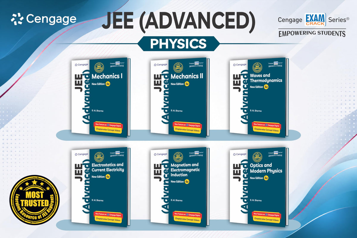 Cengage JEE (Advanced) Electrostatics and Current Electricity with Chapterwise Concept Videos & Online Assessments