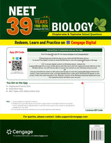 Cengage NEET 39 Years (1988-2026) Biology Chapterwise & Topicwise Solved Questions