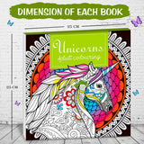 HELLOFRIEND BOOKS Unicorn Adult Colouring Book - Retail Maharaj