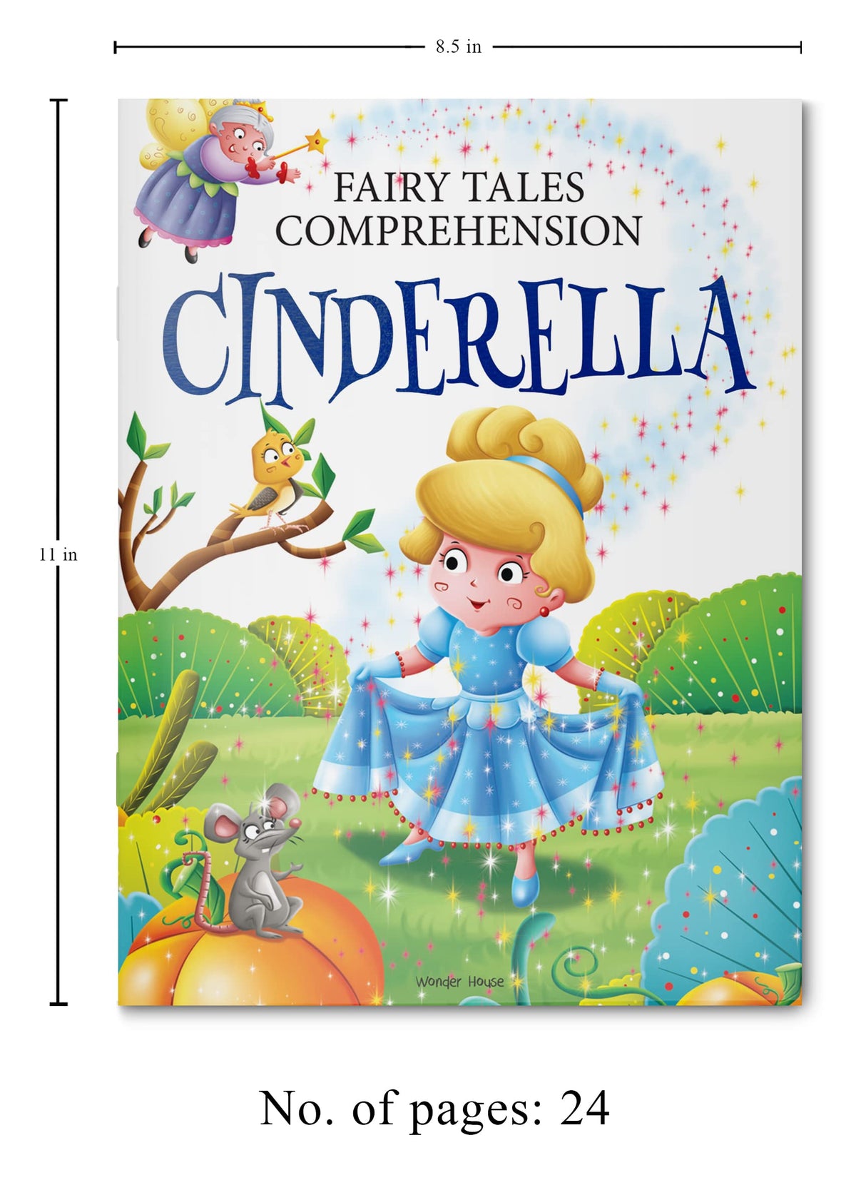 Fairy Tales Comprehension: Cinderella Read & Reflect with Classic Stories | Ages 5–8 | Build Vocabulary, Reading Fluency & Imagination - Retail Maharaj