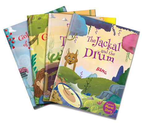 The Jackal and the Drum - Illustrated Moral Story for Children - Retail Maharaj