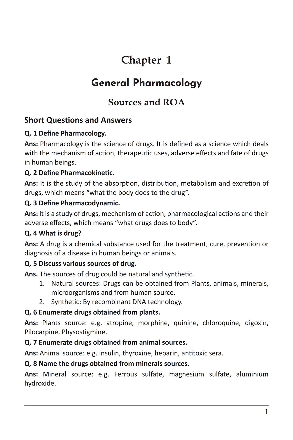 Fundamentals of Pharmacology For Allied Health Science With Multiple Choice Questions (First Edition, Dec 2019) - Retail Maharaj