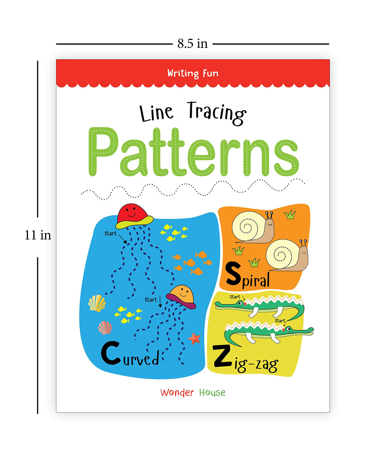 Writing Practice Workbooks - Pack of 4 Early Writing Books for Kids (Writing Fun Series): Write and Practice Capital Letters, Small Letters, Line Tracing Patterns & Numbers 1–10 | Pre-Writing Skills Workbook Set for Preschool & Kindergarten | Ages 3–6 Yea - Retail Maharaj