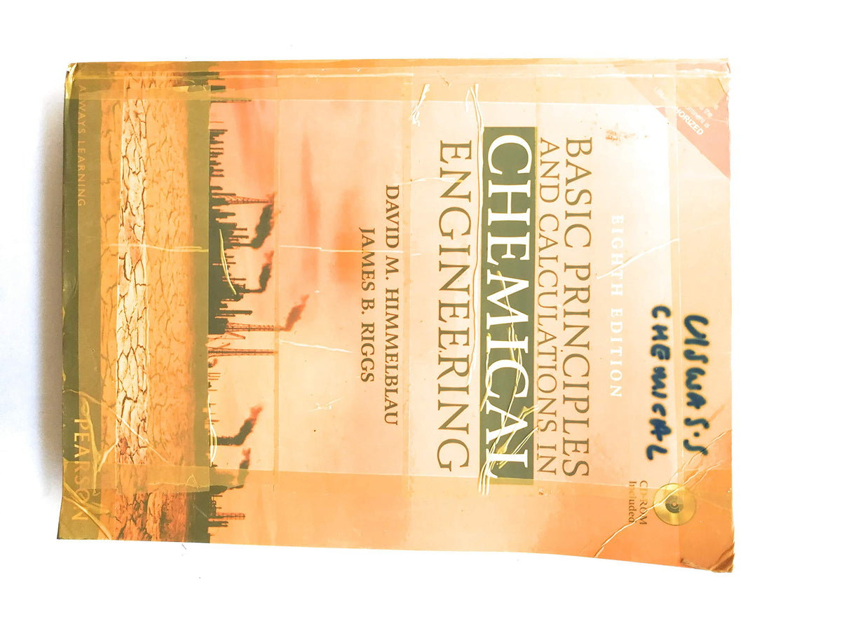 BASIC PRINCIPLES AND CALCULATIONS IN CHEMICAL ENGINEERING (WITH CD), 8TH EDN - Retail Maharaj