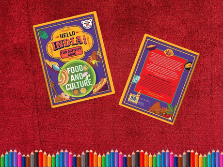 Hello, India! A Fun India Activity Book: Food and Culture - Retail Maharaj