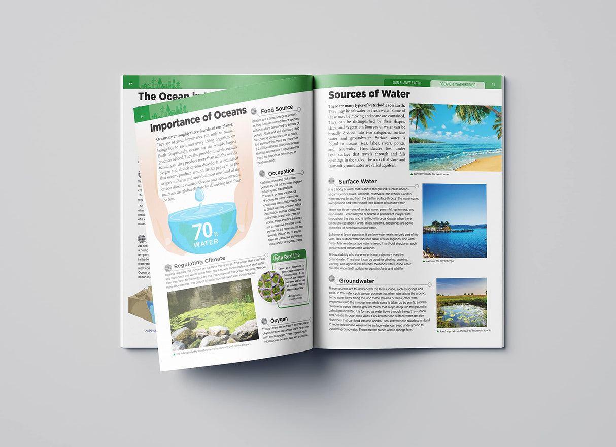 Knowledge Encyclopedia For Children - Our Planet Earth: Oceans & Water Bodies - Retail Maharaj