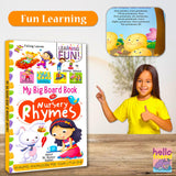 Hello Friend Books My Big Board Book of Nursery Rhymes : Simple and Vibrant Illustrations to Increase the Knowledge of Your Little One - Retail Maharaj