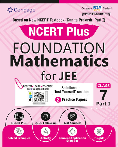 NCERT Plus Foundation Mathematics for JEE: Class 7 (Part I) - Retail Maharaj