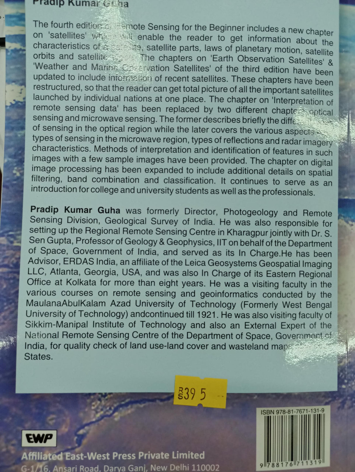 REMOTE SENSING FOR THE BEGINNER 4TH ED - Retail Maharaj