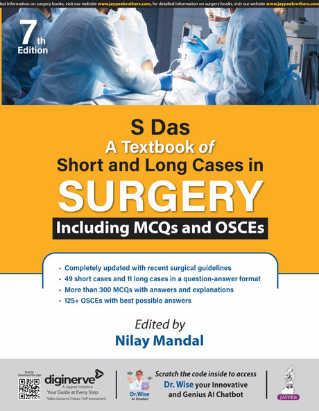S DAS A TEXTBOOK OF SHORT AND LONG CASES IN SUGERY INCLUDING MCQS AND OSCES - Retail Maharaj