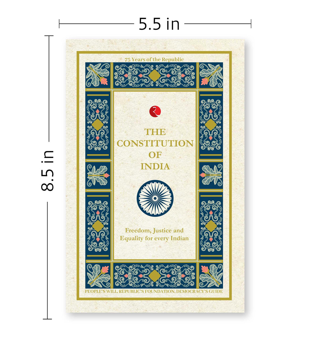 THE CONSTITUTION OF INDIA: Freedom, Justice and Equality for every Indian - Retail Maharaj