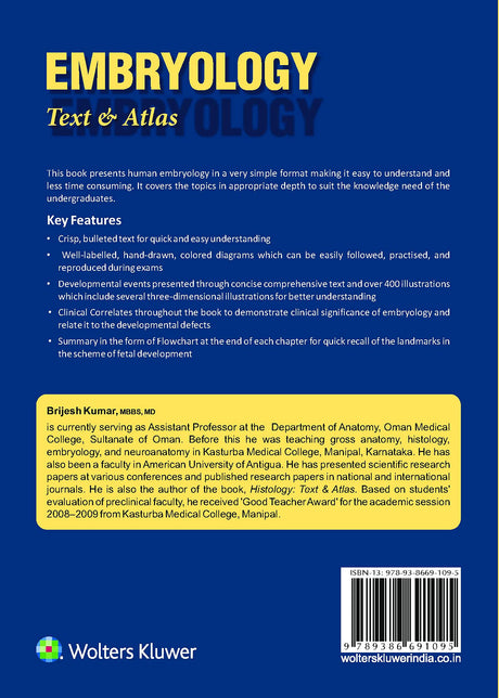 Embryology: Text & Atlas - Retail Maharaj
