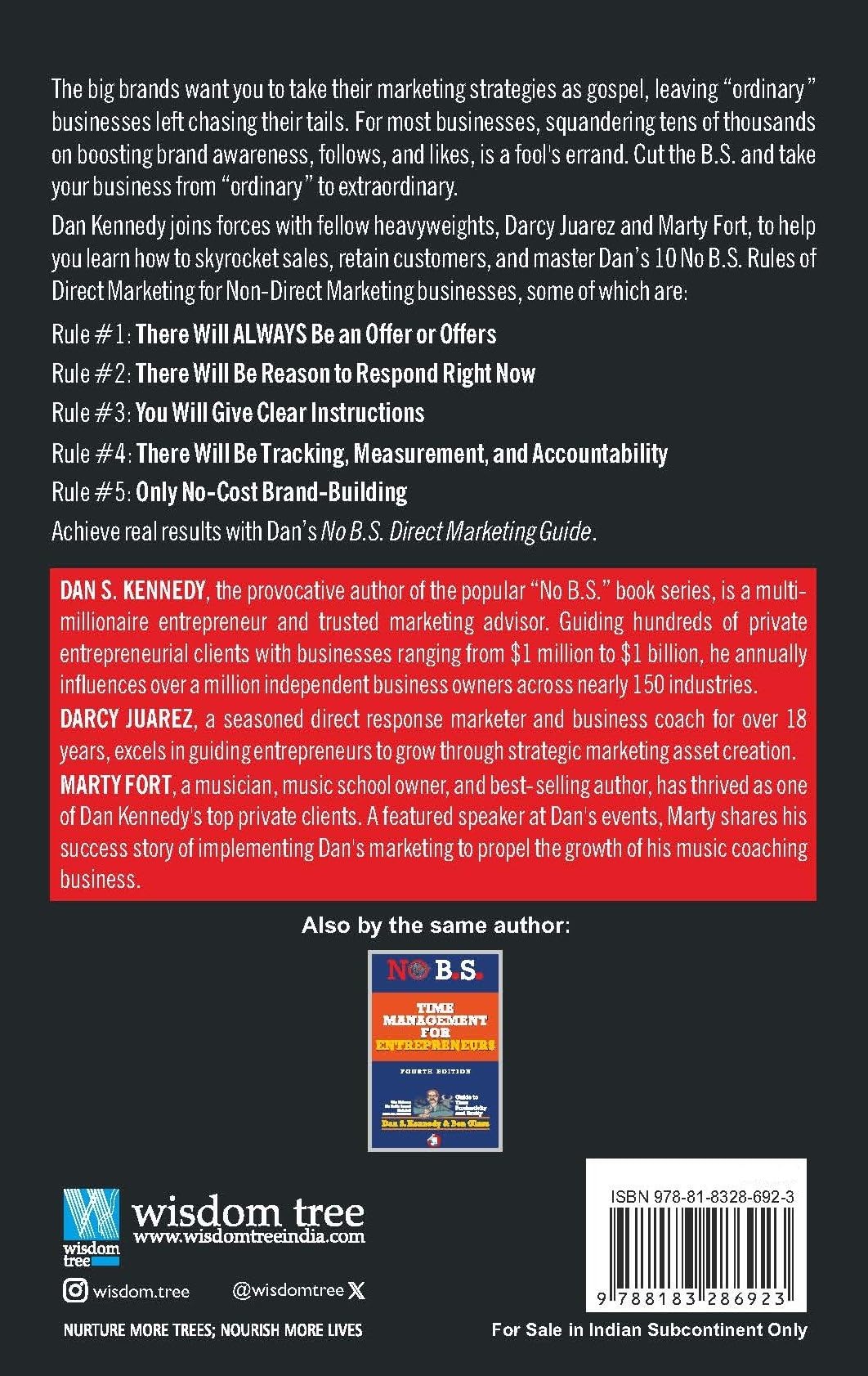No B.S. Direct Marketing: The Ultimate No Holds Barred Kick Butt Take No Prisoners Guide to Extraordinary Growth and Profits - Retail Maharaj