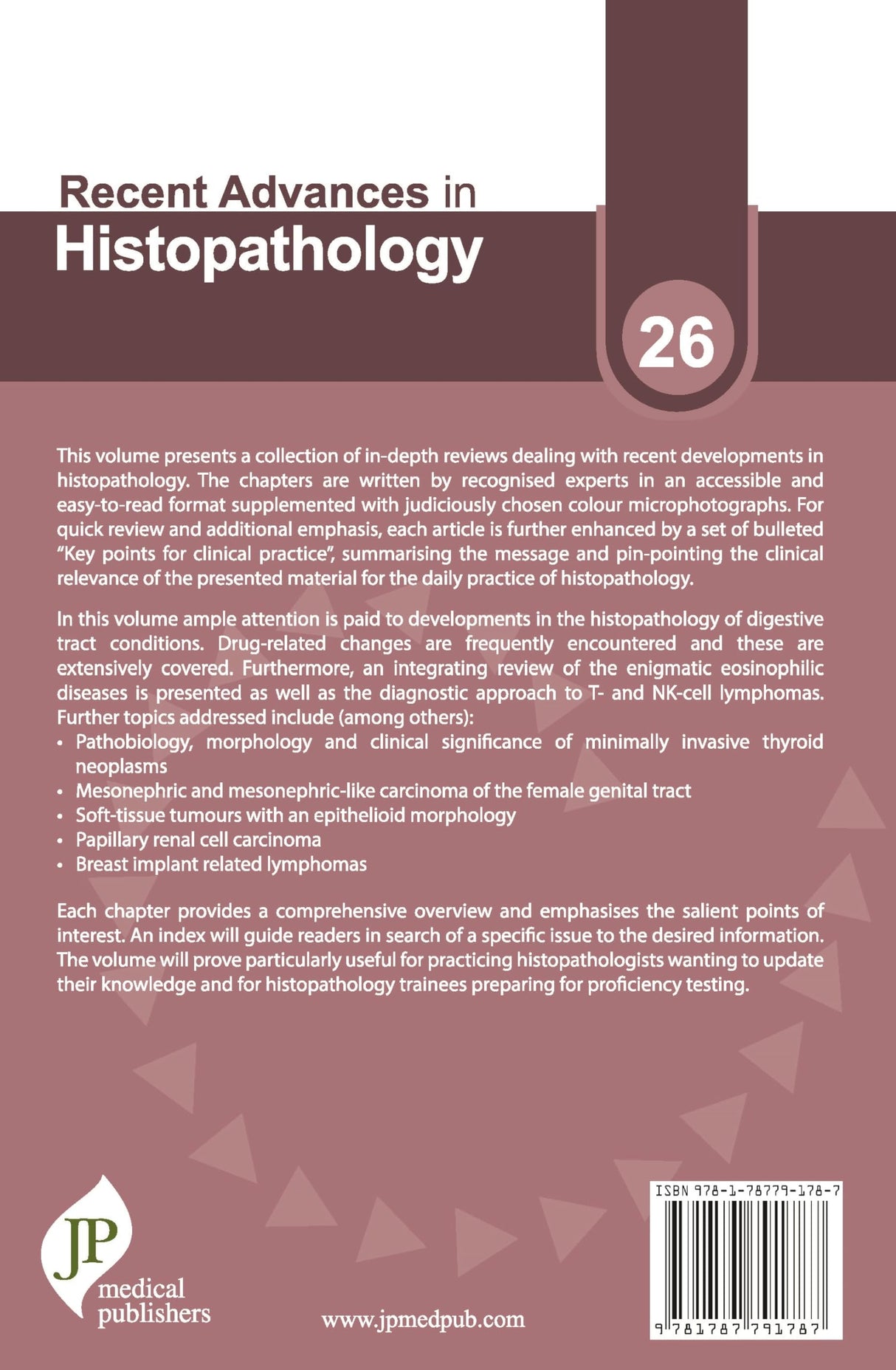 RECENT ADVANCES IN HISTOPATHOLOGY 26 - Retail Maharaj
