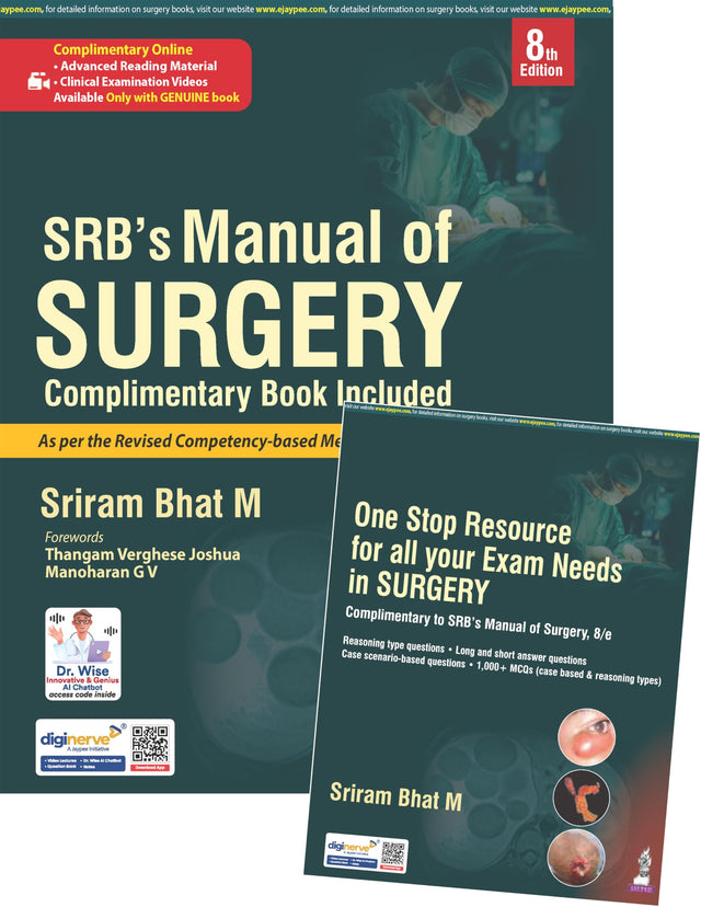 SRB'S MANUAL OF SURGERY COMPLIMENTARY BOOK INCLUDED - Retail Maharaj
