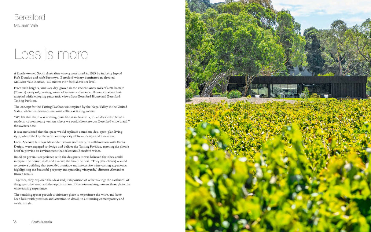 Through the Cellar Door: Australia's Beautiful Wineries and Vineyards, Their Design and Architecture - Retail Maharaj