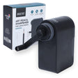 Brustro Manual Art Pencil Sharpener with Long Points – Helical Blade for Charcoal, Graphite, and Pastel Pencils - Retail Maharaj
