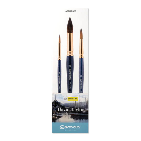 Escoda David Taylor Watercolour Brush Set 8609-1 - Retail Maharaj