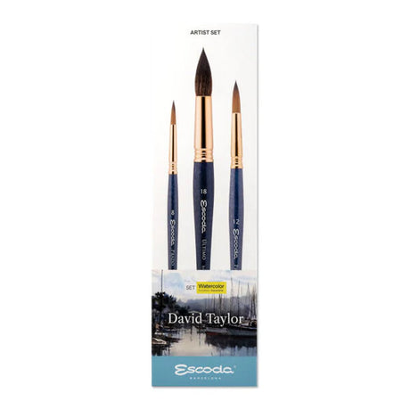 Escoda David Taylor Watercolour Brush Set 8609-1 - Retail Maharaj