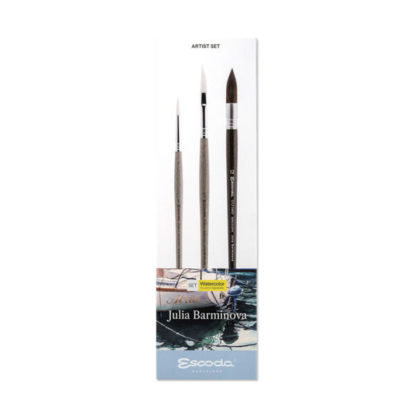 Escoda Julia Barminova Watercolour Brush Set 8615-1 - Retail Maharaj
