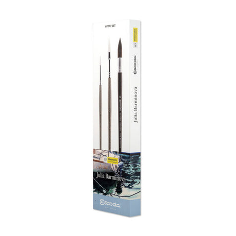 Escoda Julia Barminova Watercolour Brush Set 8615-1 - Retail Maharaj