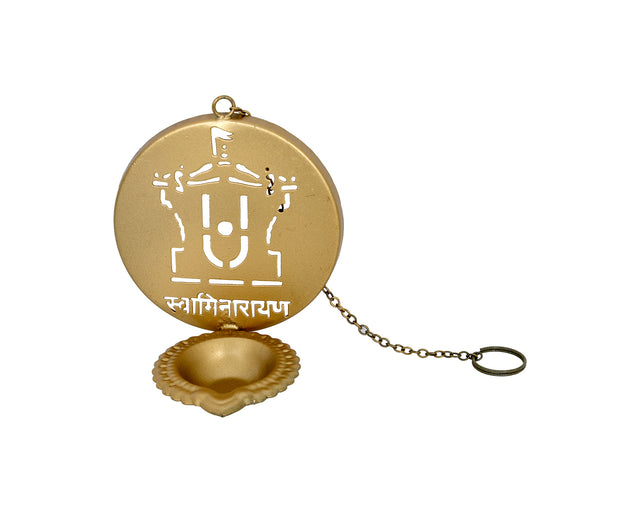 Hanging Metal Diya Tilak Chandlo - Retail Maharaj