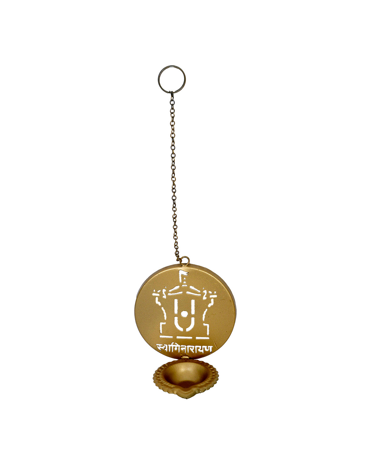 Hanging Metal Diya Tilak Chandlo - Retail Maharaj