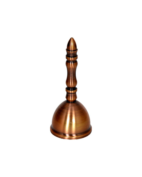 Puja Bell Rose Gold Brass - Retail Maharaj
