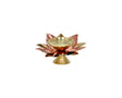 Single Diya - Lotus Gold Metal - Retail Maharaj