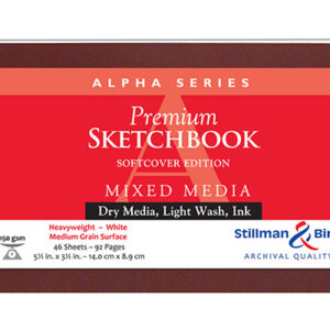 Stillman and Birn Alpha Series White Sketchbook for Dry Media Ink and Light Wash - Retail Maharaj