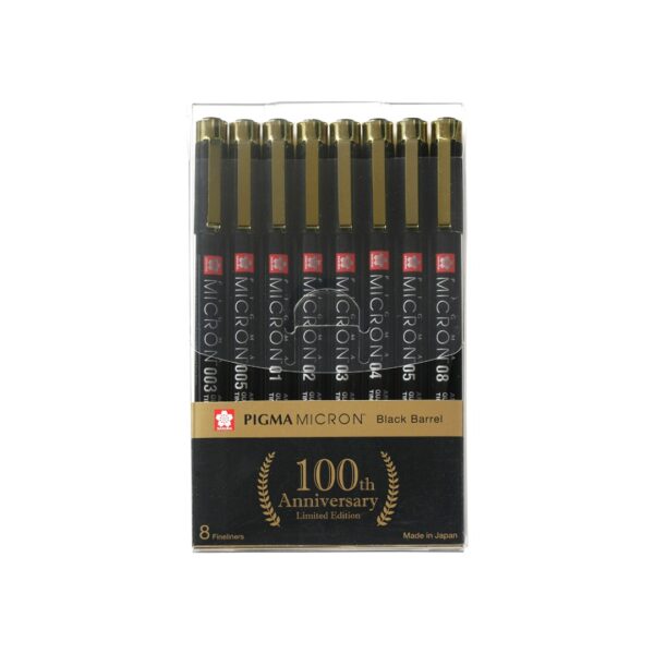 Sakura Pigma Micron 100th Anniversary Limited Edition Pen Set - Retail Maharaj