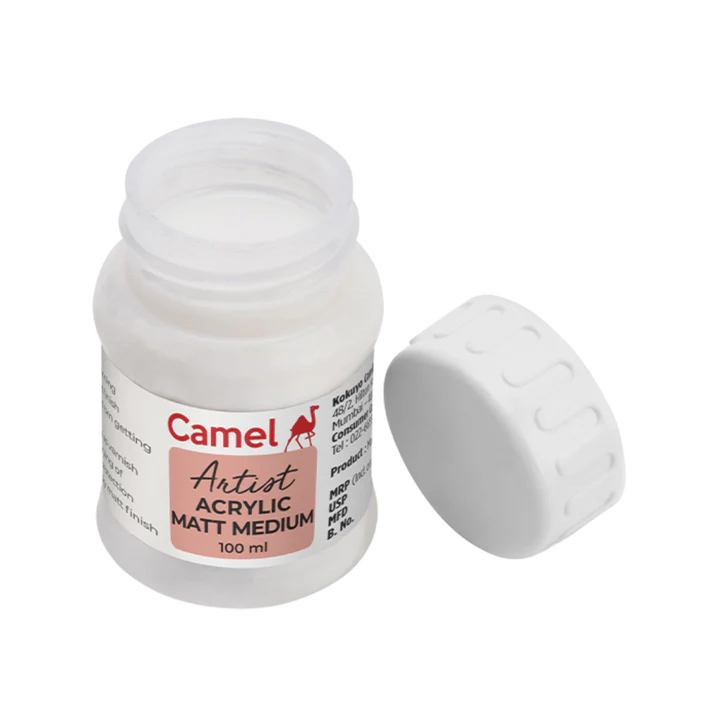 Camel Acrylic Matt Medium 100ml - Retail Maharaj