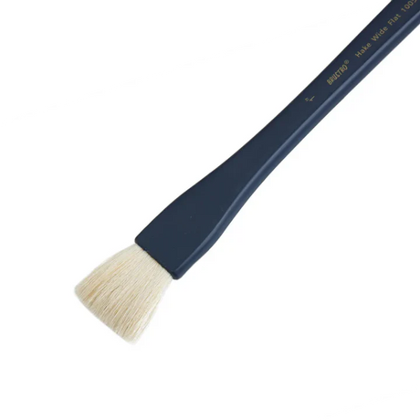 Brustro Artists Hake Flat Watercolour Brush Series 1005 Size 1 Inch - Retail Maharaj
