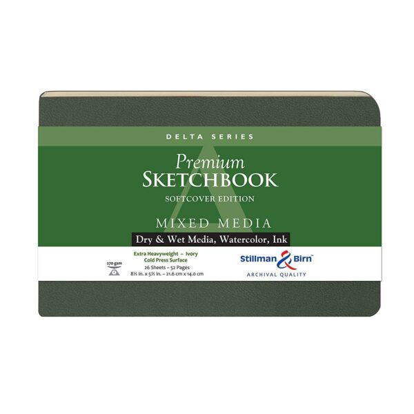 Stillman and Birn Delta Series Ivory Sketchbook for Watercolor and Mixed Media - Retail Maharaj