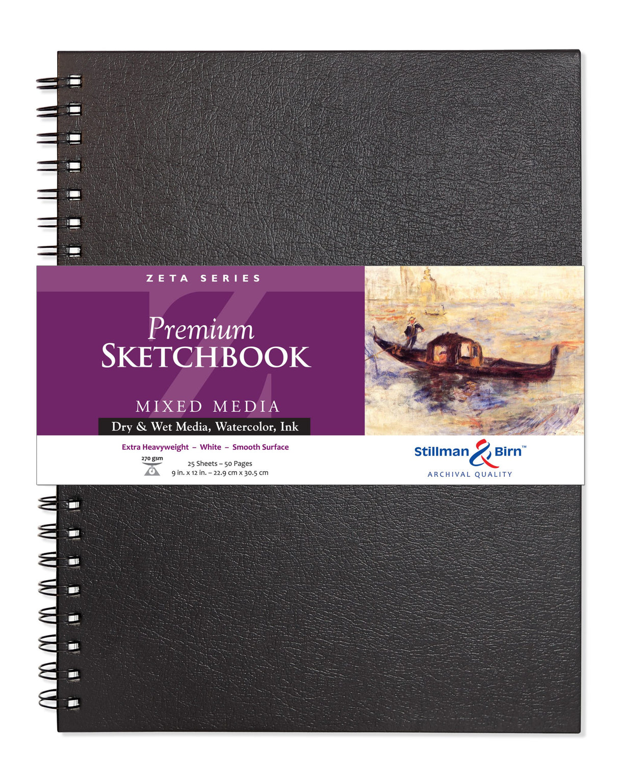 Stillman Birn Zeta Series Extra Heavyweight Smooth Paper Sketchbook Open Stock - Retail Maharaj