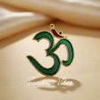 Gifts Meena Om Shaped Aluminium Metal Wall Hanging And Door Hanging Decorative Showpiece – 17 Cm (Aluminium) - Retail Maharaj