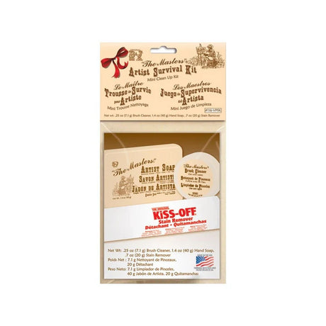General Pencil The Masters Artist Mini Clean Up Kit for Brush and Hand Care - Retail Maharaj