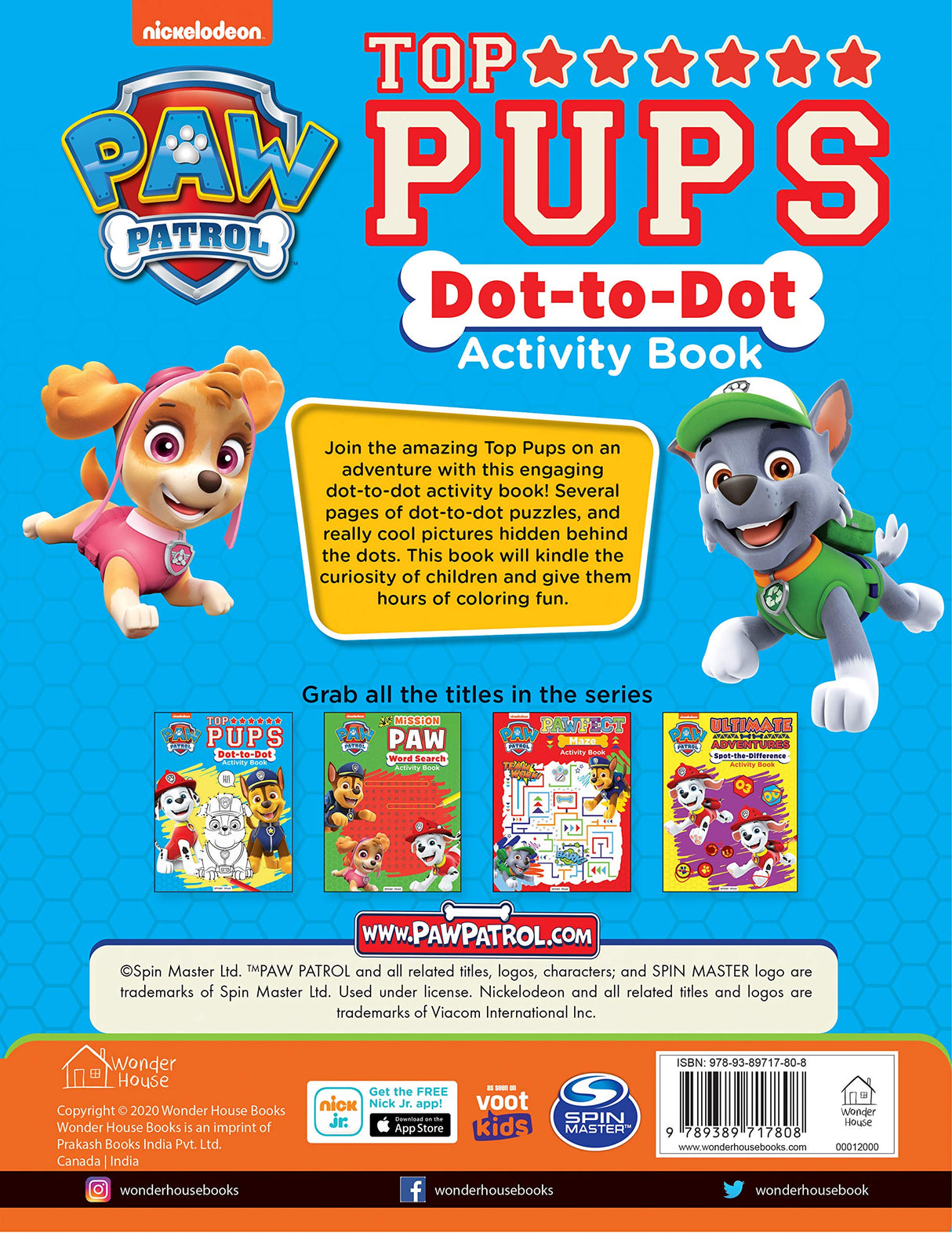 Paw Patrol: Top Pups – Dot to Dot Activity Book | Connect the Dots with Your Favorite Heroes | Ages 3–7 | Fun Learning Through Play - Retail Maharaj